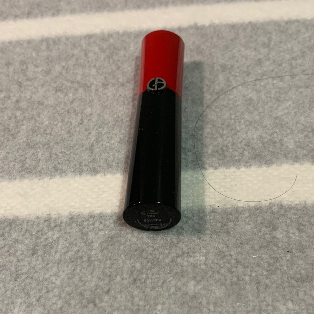 Giorgio Armani Red and Black Lipstick Case 206 new without box